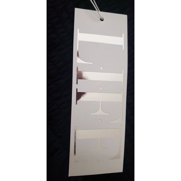 NWT LIFE WEAR 2 WAYS BLACK SMOCKED RUFFLES TIERED STRAPLESS DRESS/SKIRT SZ M - Picture 5 of 8